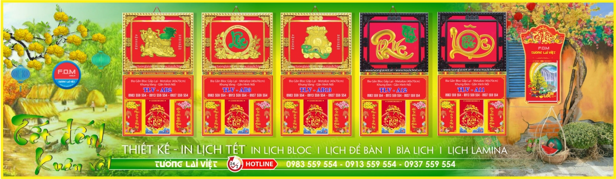 In Bìa Lịch Gập