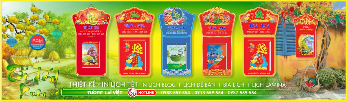 In Lịch Bloc Khổ Đại 17x24
