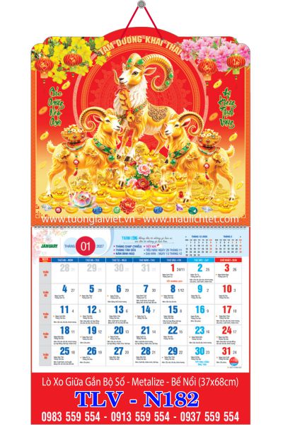 Lịch lò xo giữa bộ số Con Giáp Tài Lộc