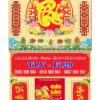 Lịch lò xo giữa dán nổi Khai Xuân Đại Cát